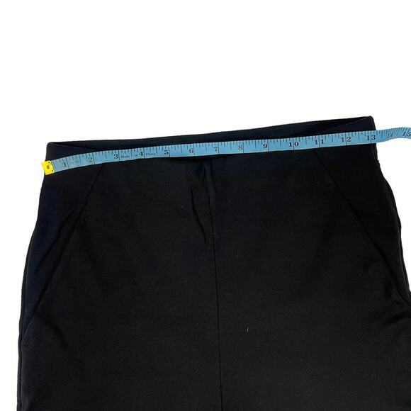 Hue Work Ponte Bermuda Shorts High Rise Long Casual Black Women's Small - Picture 6 of 9